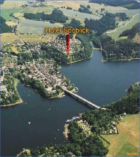 Hotel Seeblick Saalburg Esterno foto