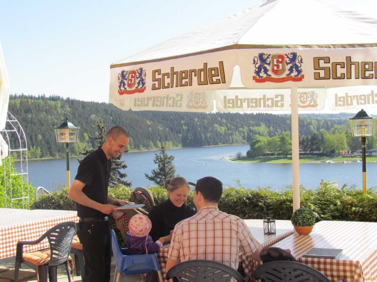 Hotel Seeblick Saalburg Esterno foto
